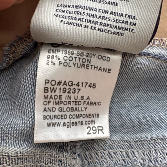 Ag Adriano Goldschmied Maternity Jeans Size 29R - Picture 13 of 15